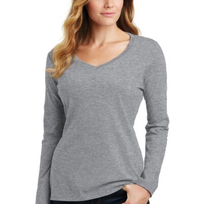 Women's Long Sleeve Fan Favorite V Neck Tee Thumbnail
