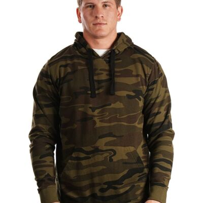 Men's Enzyme-Washed French Terry Hooded Sweatshirt Thumbnail